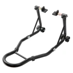 Soporte ajustable para rueda trasera de moto con ruedas de polipropileno