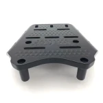 Soporte parrilla trasera Honda PCX150 instalado en motocicleta