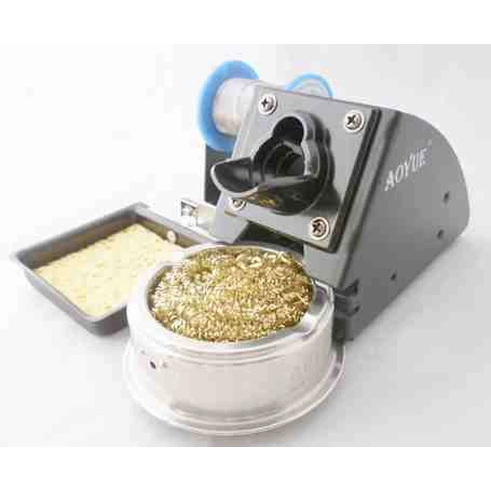 Aoyue 2663 soldeerboutstandaard met puntreiniger en haspelhouder