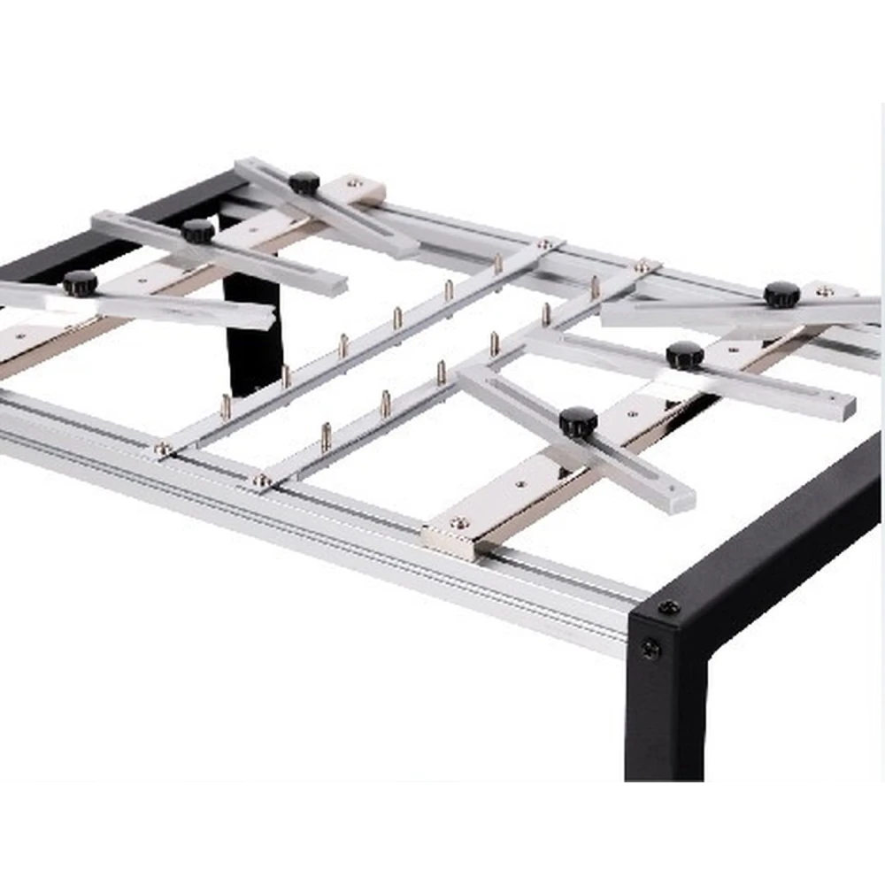 Vista lateral del Soporte Universal Placas PCB desmontado para facilitar montaje y transporte