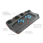 Base refrigerante y estación de carga para mandos DualSense PS5