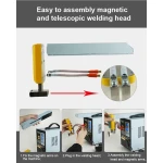 SUNKKO 738AL: puntlasmachine voor 18650 lithiumbatterijen