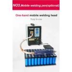 Vista lateral de la máquina de soldadura SUNKKO 738AL