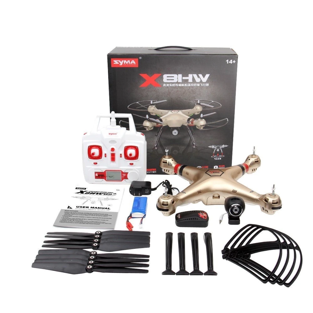 Syma X8hw drone quadcopter FPV met HD wifi-camera in realtime