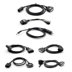 Vista lateral del T300 Key Pro T-Code DIY programador de llaves