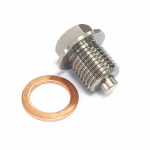 Magnetische Olie Aflaatplug RVS M12 x 1,25 met Pakking - Carter Auto Motor