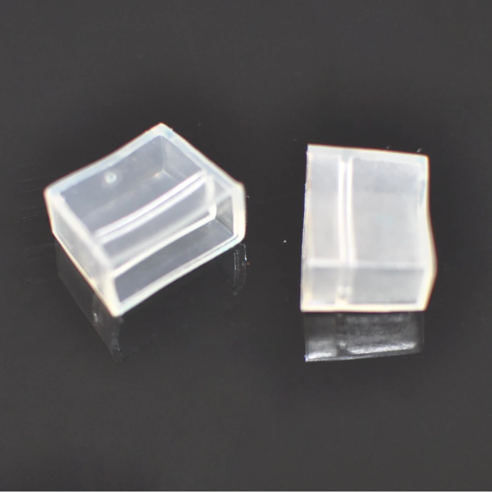 Transparante PVC eindkap voor LED-strip 220V AC 14mm