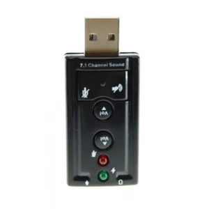 7.1 USB-geluidskaart compatibel met Windows, Linux en Mac
