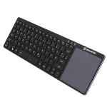 Ultra dun en draagbaar draadloos 2.4GHz toetsenbord met touchpad voor Smart TV en pc