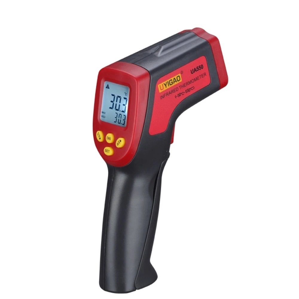 Industriële infraroodthermometer UA550 met laserpointer -32ºC tot +550ºC