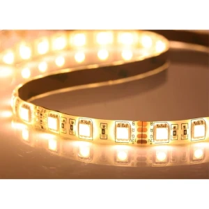 12V warm witte ledstrip 5 meter SMD5050 60LED/m 14W voor binnen en buiten