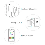 SONOFF L2 Lite 5 meter slimme wifi ledstrip met afstandsbediening en app