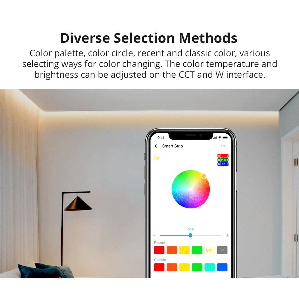 SONOFF L2 Lite 5 meter slimme wifi ledstrip met afstandsbediening en app