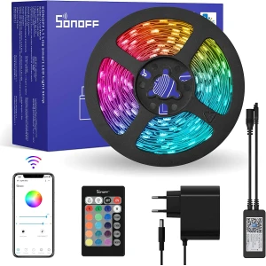 SONOFF L2 Lite 5 meter slimme wifi ledstrip met afstandsbediening en app