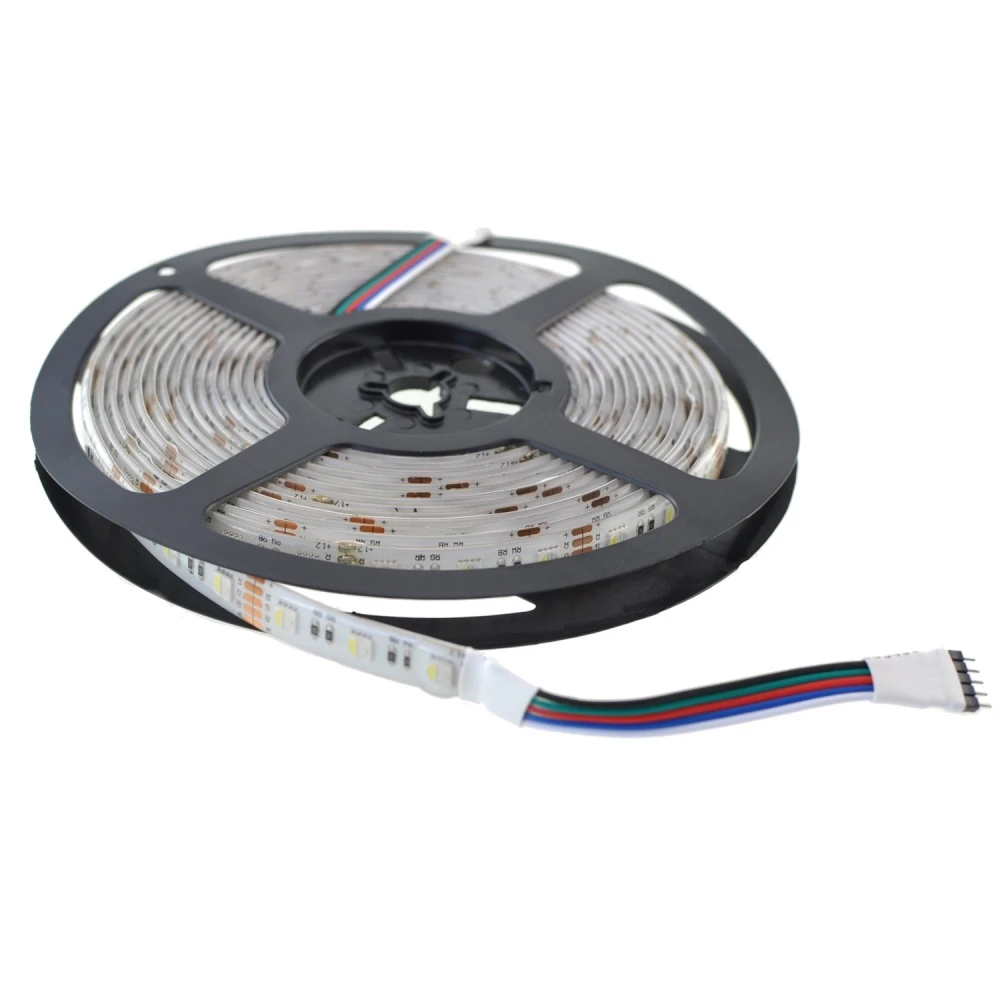 RGBW LED-strip 12V 5m IP67 voor buiten- en binnenverlichting