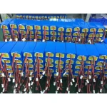 PVC krimpkous 1m x 210mm x 0.15mm voor batterijpack blauw