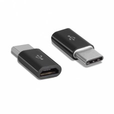 Type-C Mannelijke aansluiting op Micro USB 2.0 Vrouwelijke USB 3.1 Converter Data Adapter ZWART ADAPTERS  1.00 euro - satkit