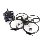 U818A quadcopter met HD-camera, 2,4GHz, 4 kanalen en geïntegreerde gyroscoop