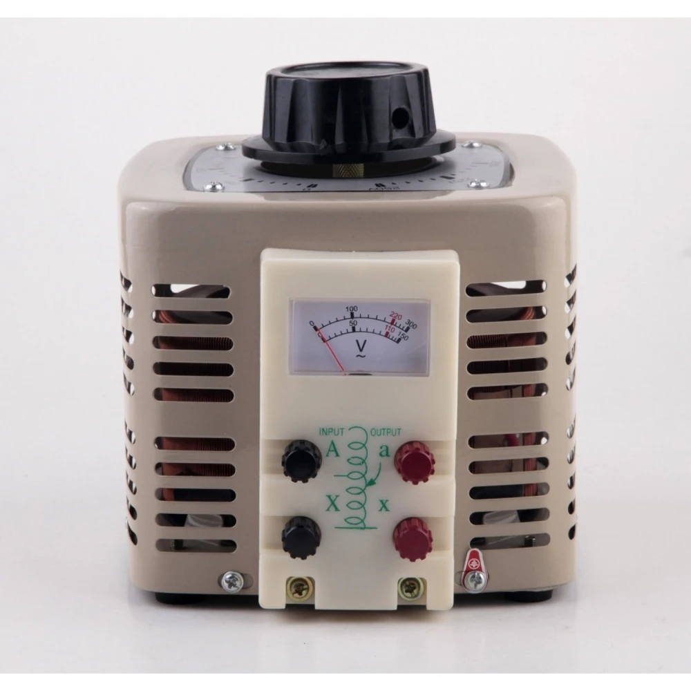 Variac variabele uitgangstransformator 8 Amp 0-250V (TDGC2-2KVA) voor laboratorium en industrie