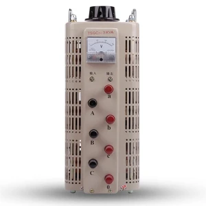 Driefasen variac 3KVA 12A 0-430V - Variabele AC-uitgangstransformator