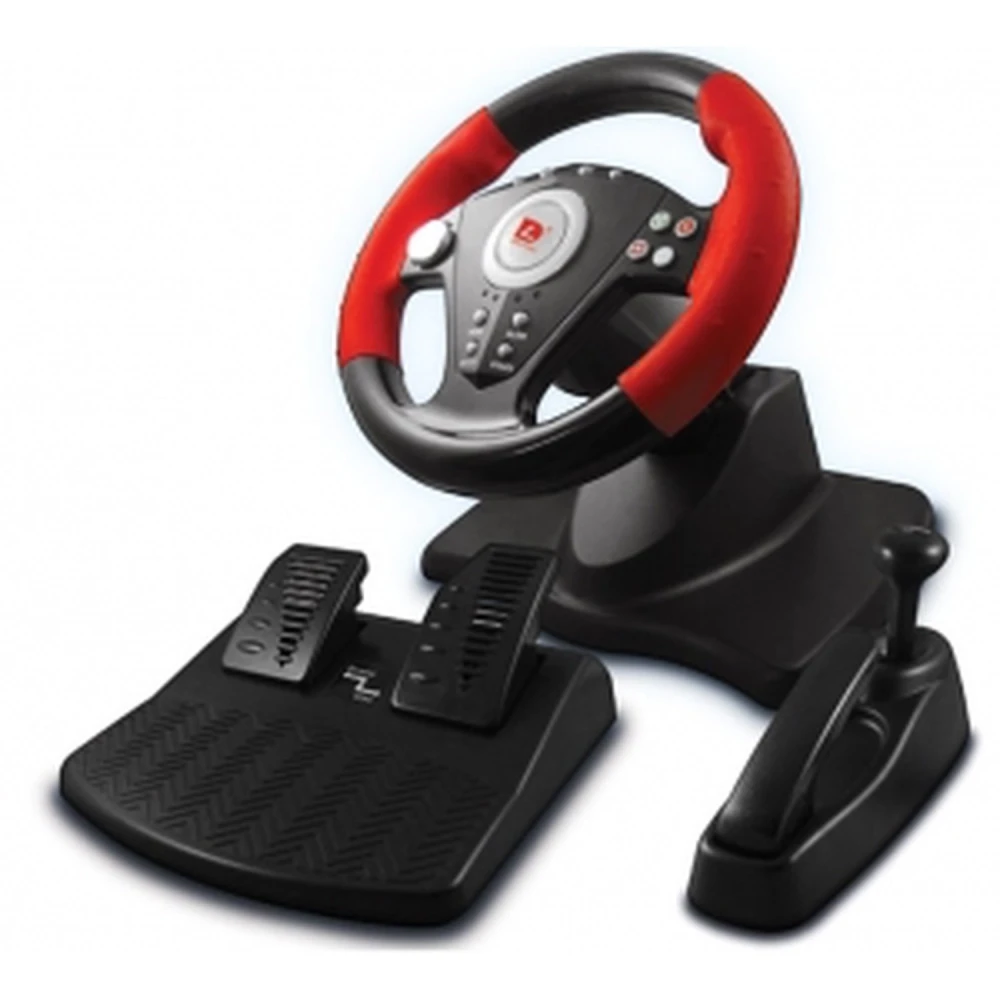 Compatibel race stuur met schakelpook en pedalen voor PS3, PS2 en PC