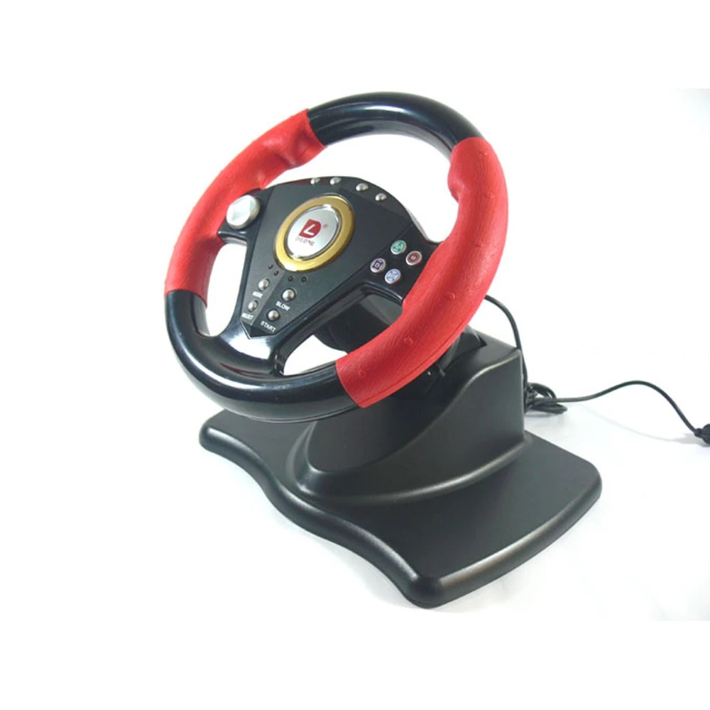 Compatibel race stuur met schakelpook en pedalen voor PS3, PS2 en PC