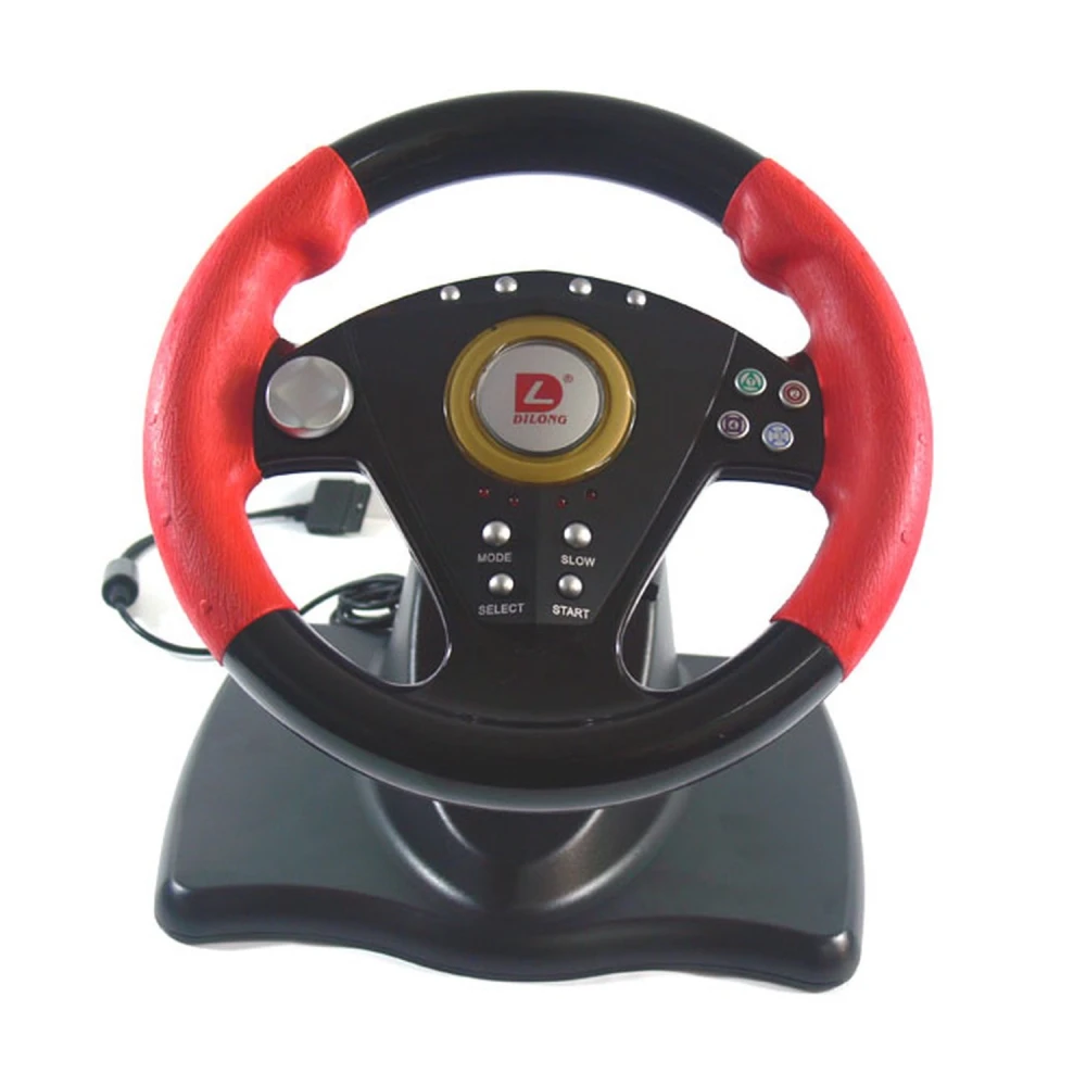 Compatibel race stuur met schakelpook en pedalen voor PS3, PS2 en PC