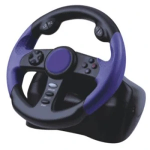 Race-stuur voor Playstation 2 met pedalen en Dual Shock-technologie