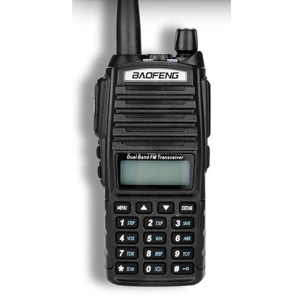 Baofeng UV82 walkie talkie met dubbele spreekknop en hoog vermogen