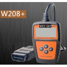 W280+ Westsky Obd2 Code Reader Motorfiets En Autodiagnose Tester 