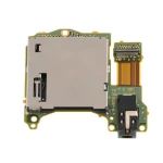 Nintendo Switch lezer-socket met koptelefoonaansluiting en cartridge-sleuf